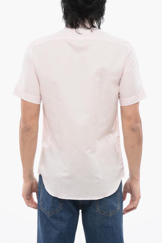  꼬르넬리아니 반팔 셔츠 69PNNN 2220262 008 Pink - CORNELIANI