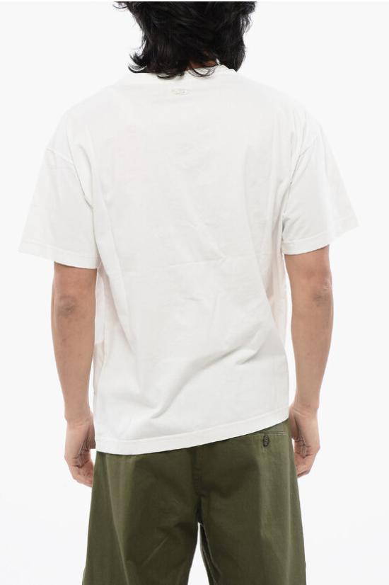  디젤 반팔 티셔츠 A12832 0SJAL 141 White - DIESEL