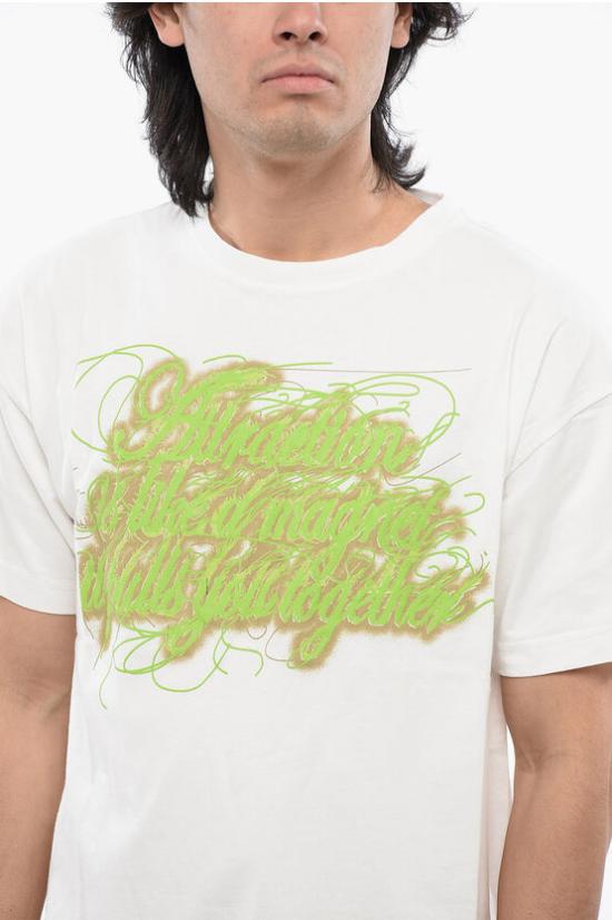  디젤 반팔 티셔츠 A12832 0SJAL 141 White - DIESEL