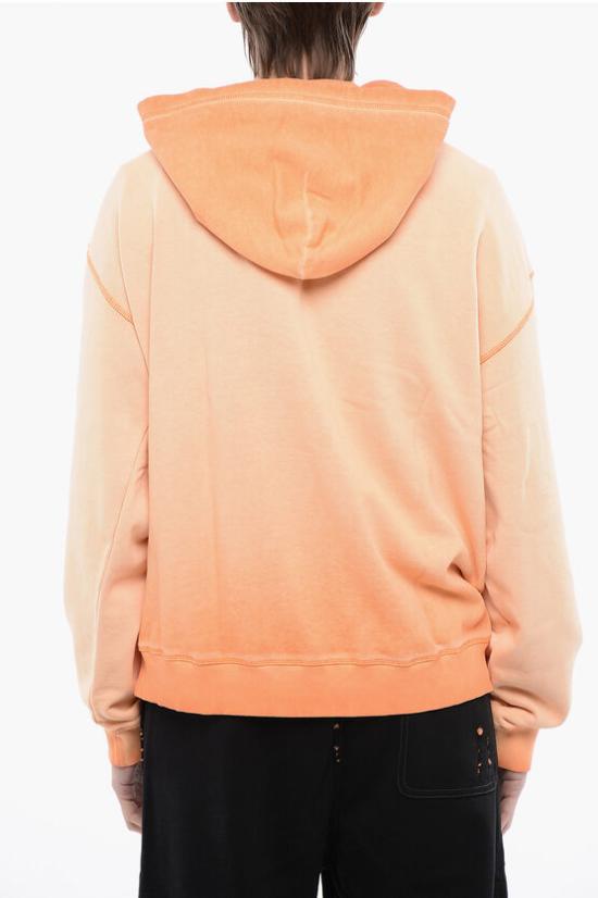  디젤 후드 티셔츠 A12835 0IMAK 3BX Orange - DIESEL