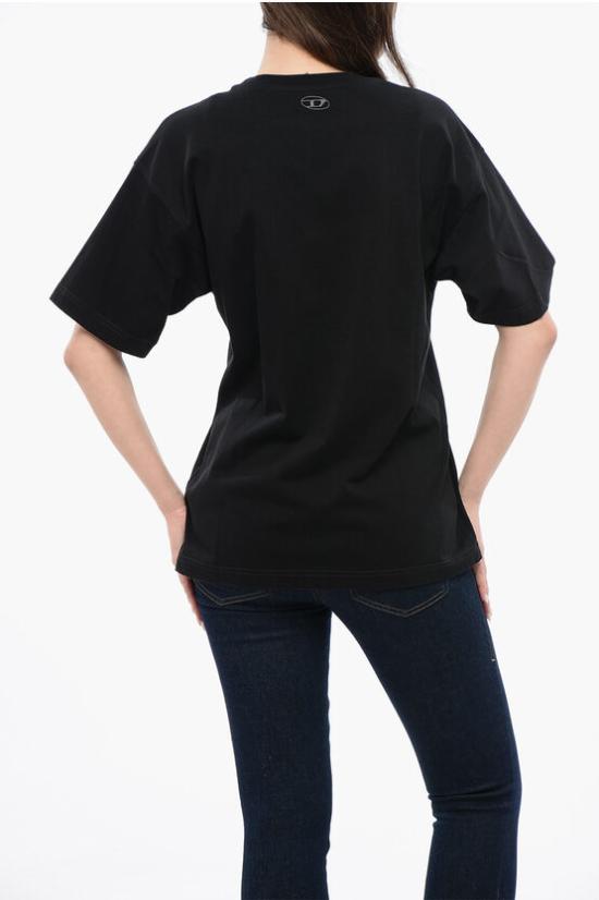  디젤 반팔 티셔츠 A12832 0SJAL 9XX Black - DIESEL