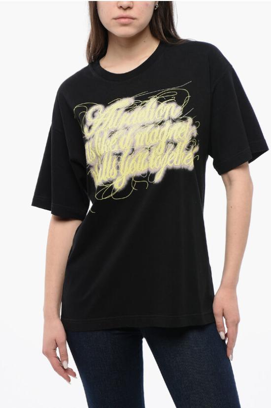  디젤 반팔 티셔츠 A12832 0SJAL 9XX Black - DIESEL