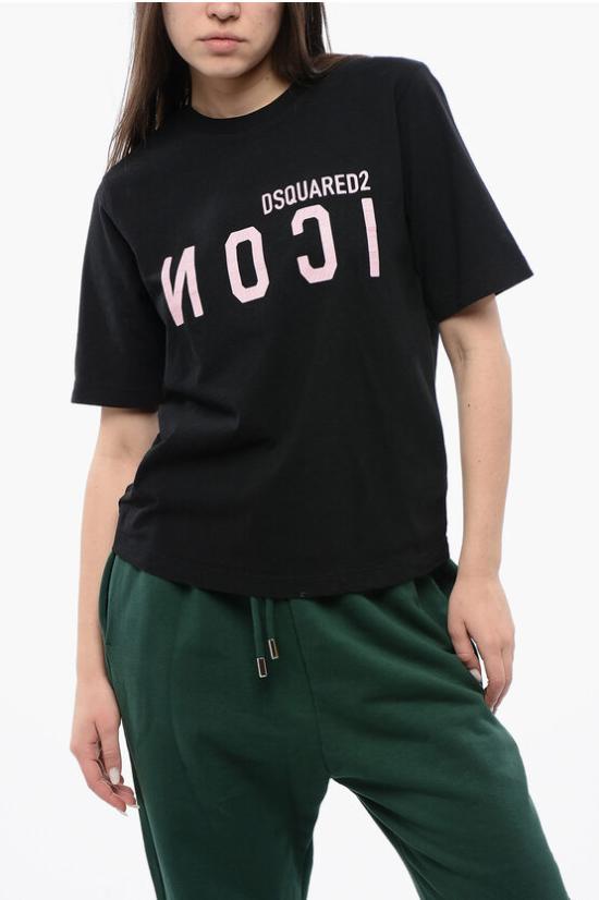  디스퀘어드2 반팔 티셔츠 S80GC0052 S22507 900 Black