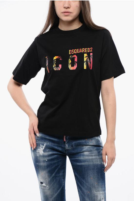  디스퀘어드2 반팔 티셔츠 S80GC0048 S23009 900 Black