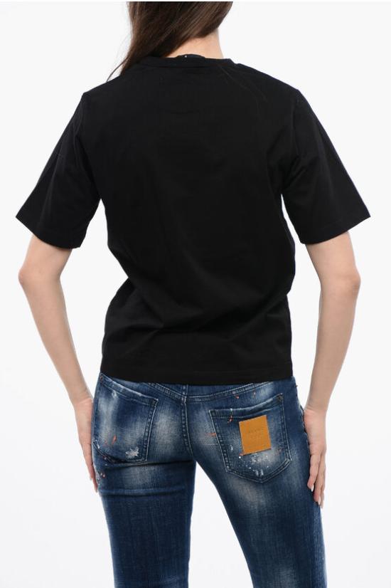  디스퀘어드2 반팔 티셔츠 S80GC0048 S23009 900 Black - DSQUARED2