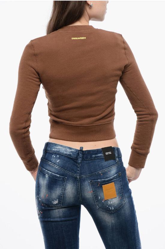  디스퀘어드2 긴팔 티셔츠 S72GU0425 S25140 132 Brown - DSQUARED2