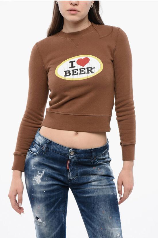  디스퀘어드2 긴팔 티셔츠 S72GU0425 S25140 132 Brown