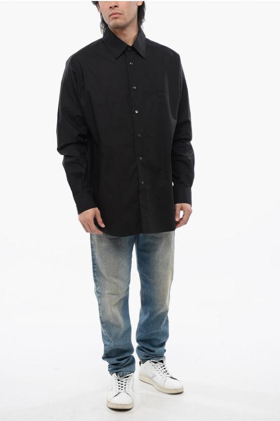  디젤 긴팔 셔츠 A08937 0PCAL 9XX Black - DIESEL