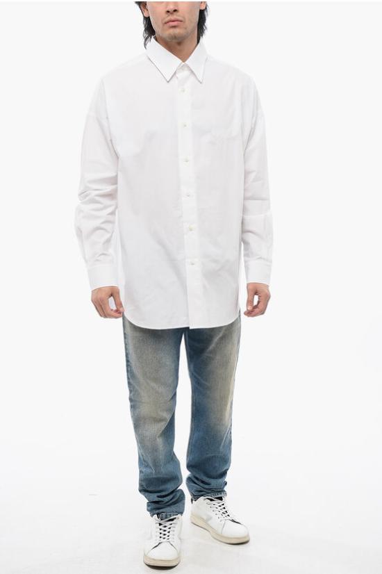  디젤 긴팔 셔츠 A08937 0PCAL 100 White - DIESEL