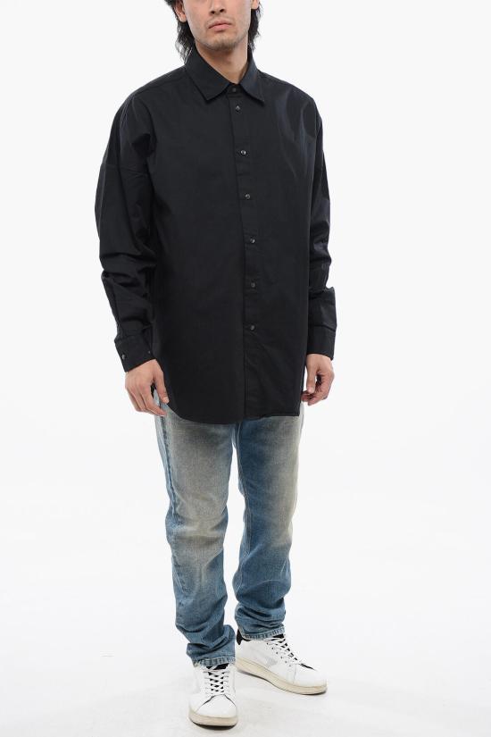  디젤 긴팔 셔츠 A08497 0AIAU 9XX Black - DIESEL