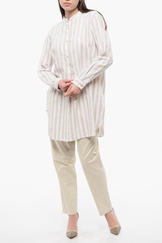  울리치 블라우스 CFWWSI0083FRUT2589 8709 Beige Bianco - WOOLRICH