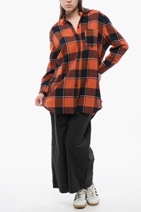  울리치 셔츠 COWWCAM0676UT1606 2724 Arancio Blu - WOOLRICH