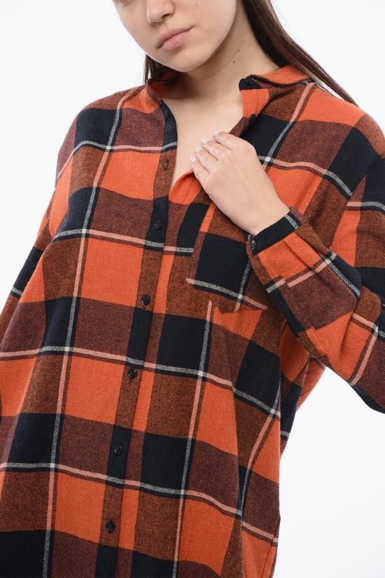  울리치 셔츠 COWWCAM0676UT1606 2724 Arancio Blu - WOOLRICH