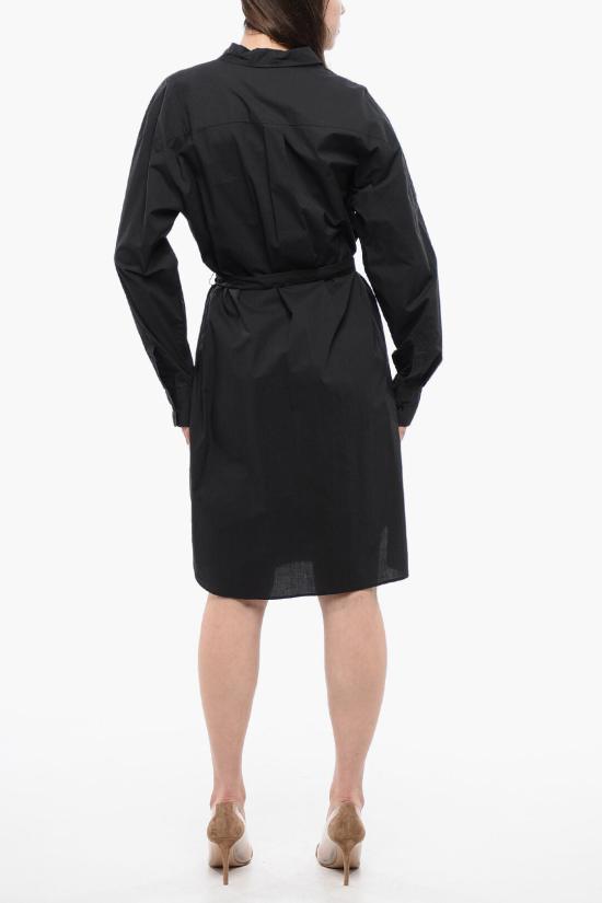  울리치 미디 원피스 CFWRDR0009FRUT1509 100 Black - WOOLRICH