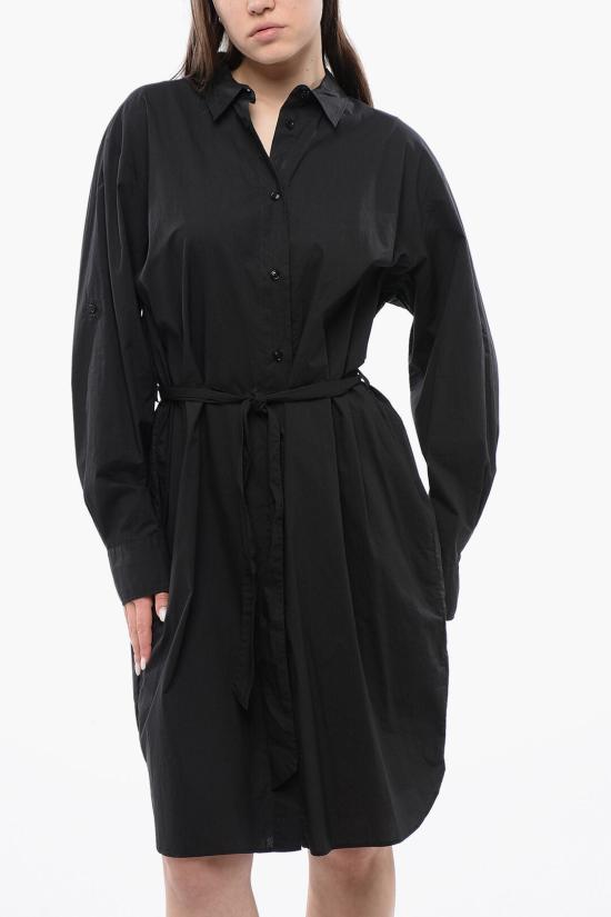  울리치 미디 원피스 CFWRDR0009FRUT1509 100 Black - WOOLRICH