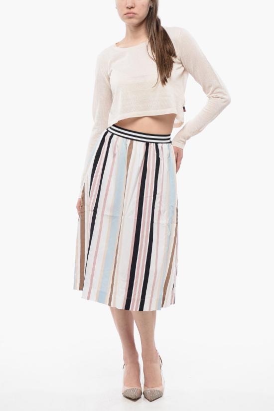  울리치 롱 스커트 CFWWSK0019FRUT2111 902 Multicolor - WOOLRICH