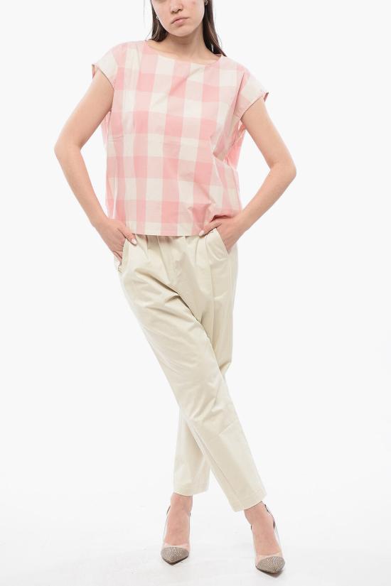  울리치 블라우스 CFWWSI0060FRUT2103 4342 Bianco Rosa - WOOLRICH