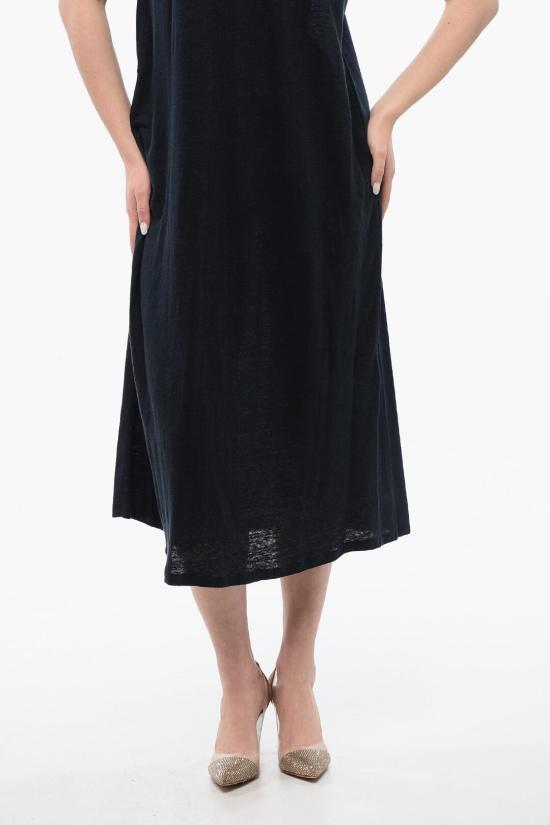  울리치 롱 원피스 CFWWDR0044FRUT2106 3989 Midnight blue - WOOLRICH