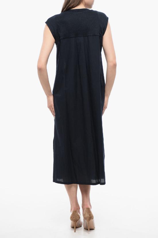  울리치 롱 원피스 CFWWDR0044FRUT2106 3989 Midnight blue - WOOLRICH