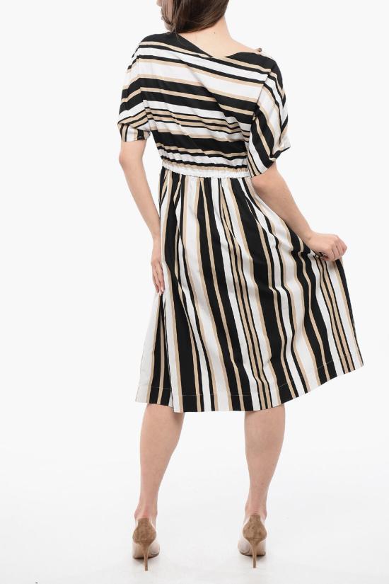  울리치 숏 원피스 CFWWDR0046FRUT2111 1514 Beige Bianco e Nero - WOOLRICH