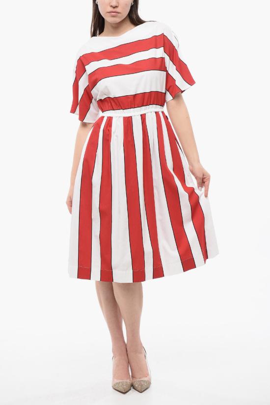  울리치 숏 원피스 CFWWDR0046FRUT2111 5355 Bianco Rosso