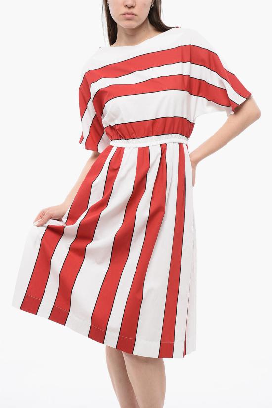  울리치 숏 원피스 CFWWDR0046FRUT2111 5355 Bianco Rosso - WOOLRICH