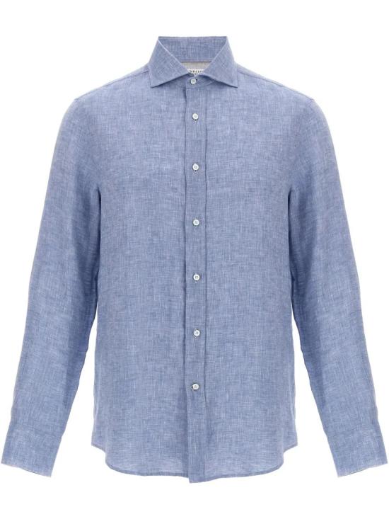  브루넬로 쿠치넬리 긴팔 셔츠 MM6840627C108 indigo