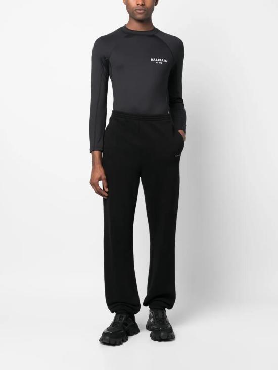  발망 긴팔 티셔츠 BWM020920 black - BALMAIN