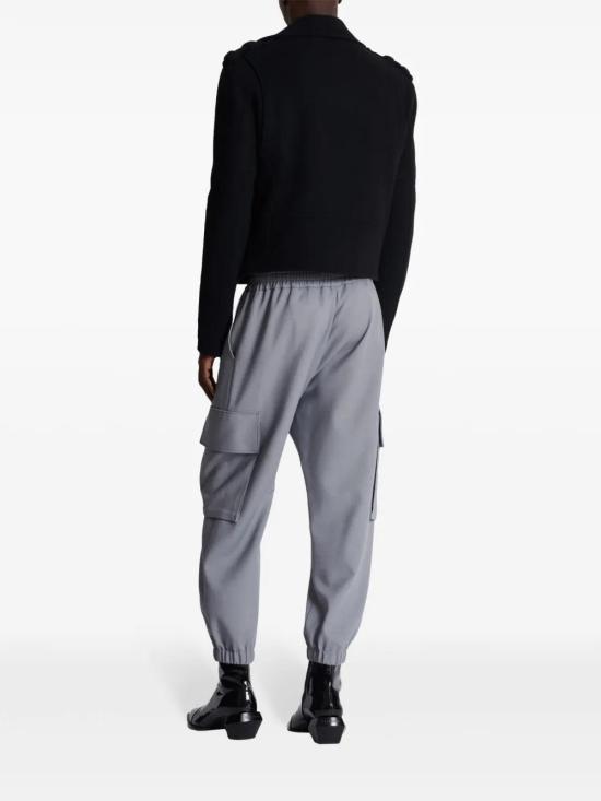  발망 바이커 자켓 DH1TD512WC68 black - BALMAIN