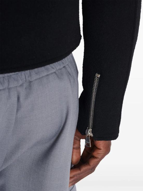  발망 바이커 자켓 DH1TD512WC68 black - BALMAIN