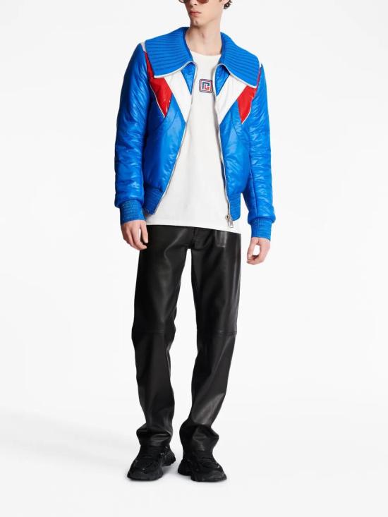  발망 반팔 티셔츠 BH1EG010BC43 red - BALMAIN