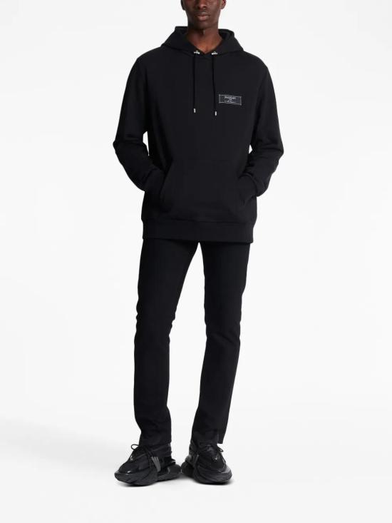  발망 후드 티셔츠 CH1JT047JB53 - BALMAIN