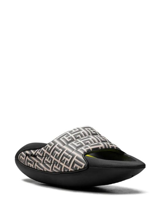  발망 뮬/슬리퍼 YM0VL299TCMM black - BALMAIN