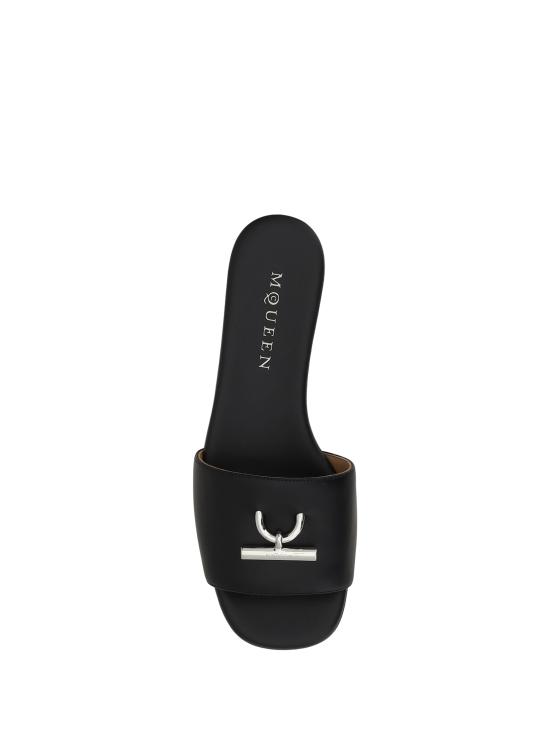 25SS 알렉산더 맥퀸 뮬/슬리퍼 817471WIACT 1064 BLACK - ALEXANDER MCQUEEN