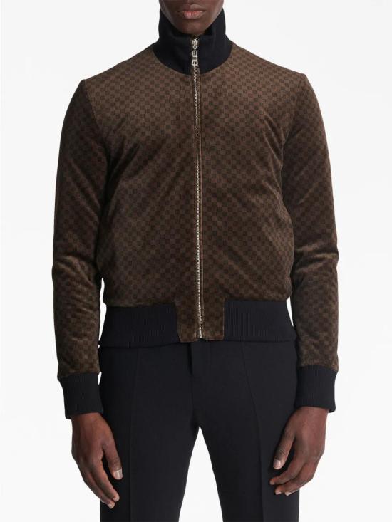  발망 봄버 자켓 BH0TF451XH55 brown - BALMAIN