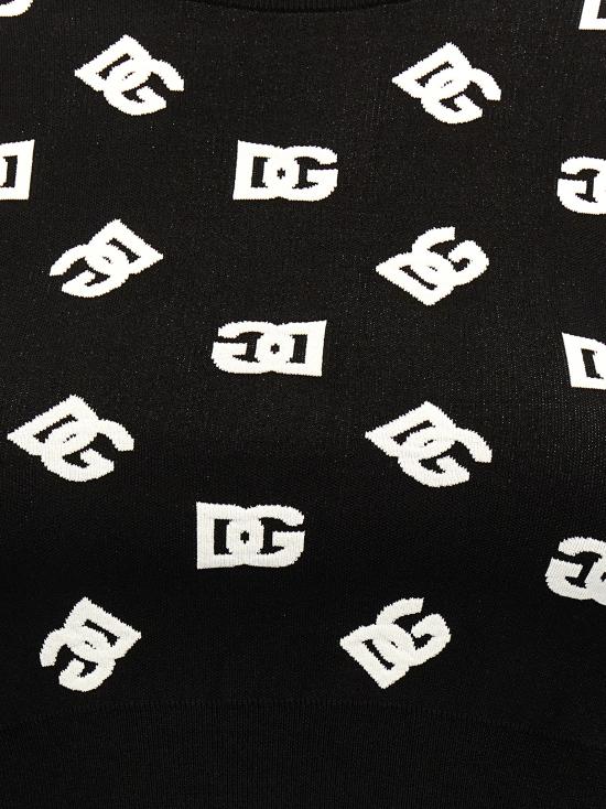 25SS 돌체앤가바나 가디건 FXI12TJAIK3N0004 White Black - DOLCE & GABBANA