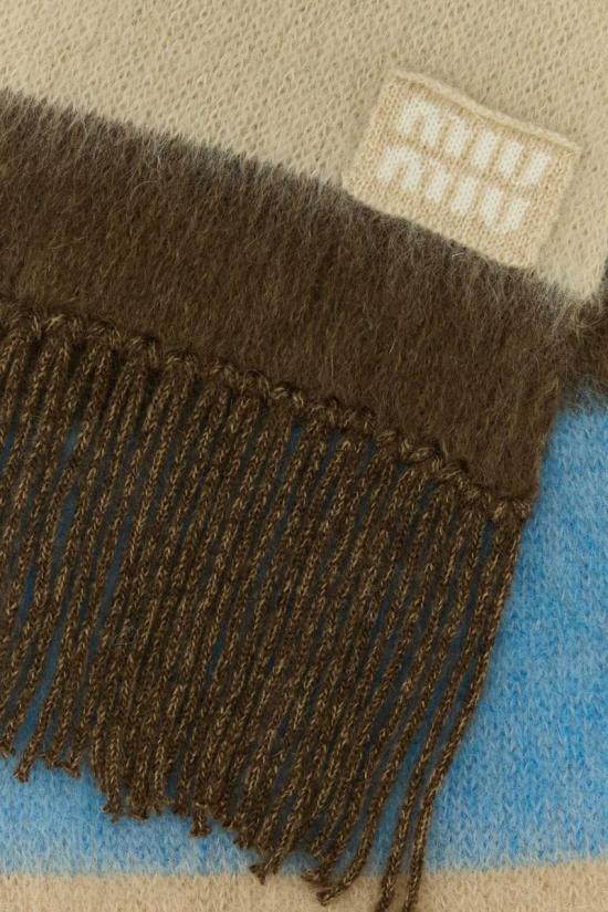 25FW 미우미우 머플러/스카프 5FS0942CVD F04BD STRIPPED - MIU MIU