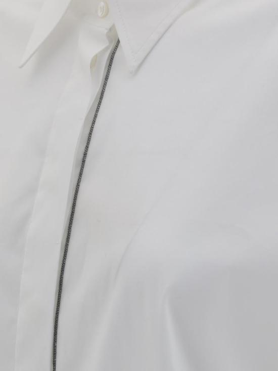 25SS 브루넬로 쿠치넬리 셔츠 M0091MA636 C159 WHITE - BRUNELLO CUCINELLI