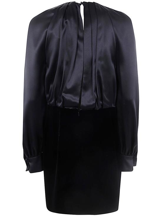 24FW 막스마라 미디 원피스 2421226054600 001 BLACK - MAX MARA