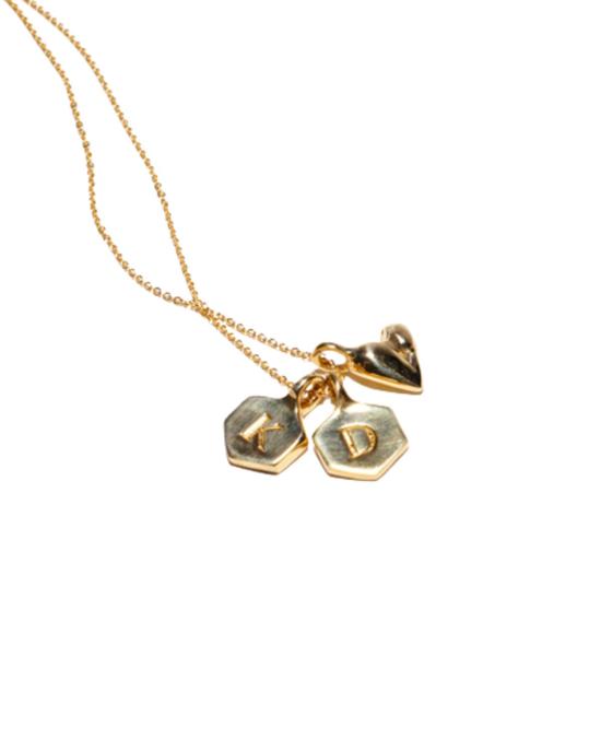  오데뜨 뉴욕 목걸이/팬던트 오데트 뉴욕 브라스 레터 챠밍 골드 - ODETTE NEW YORK