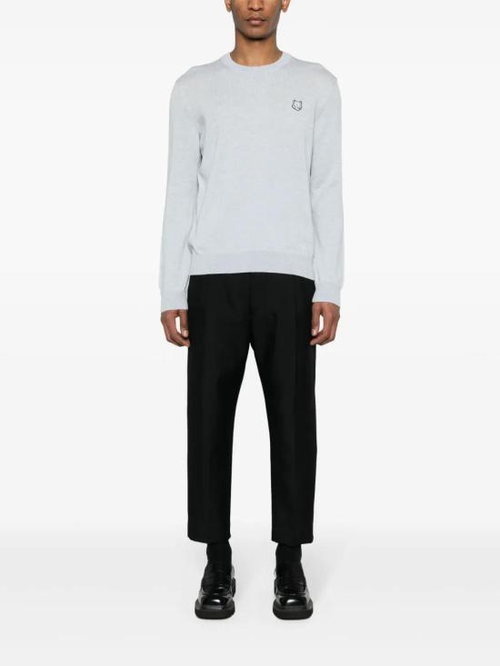  메종키츠네 스웨터 MM00815KT1036 blue - MAISON KITSUNE