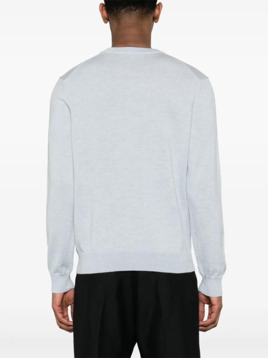  메종키츠네 스웨터 MM00815KT1036 blue - MAISON KITSUNE