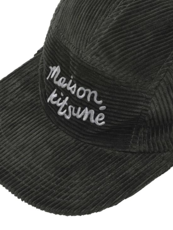  메종키츠네 모자 MM06109WW0116 dark green - MAISON KITSUNE