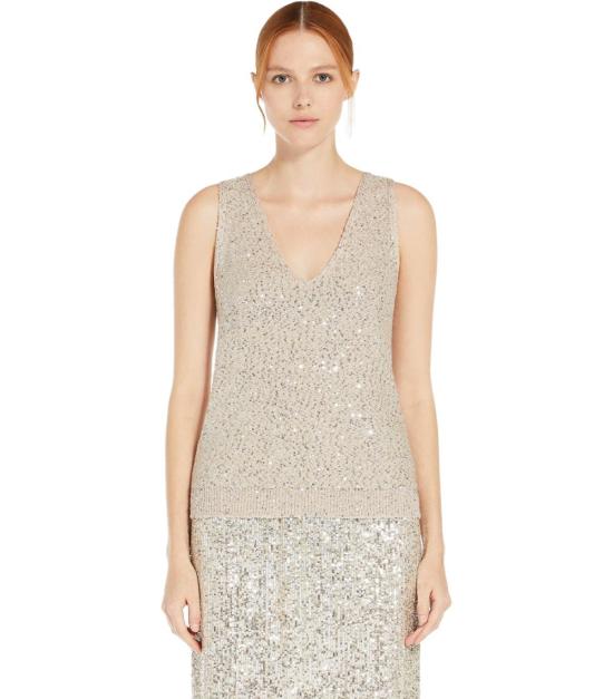 25SS 위켄드막스마라 민소매 티셔츠 2515361131600 001 S Silver - WEEKEND MAX MARA