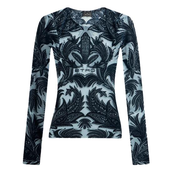 25SS 에트로 블라우스 AK801 WRJA0038 S9001 BLACK BLUE