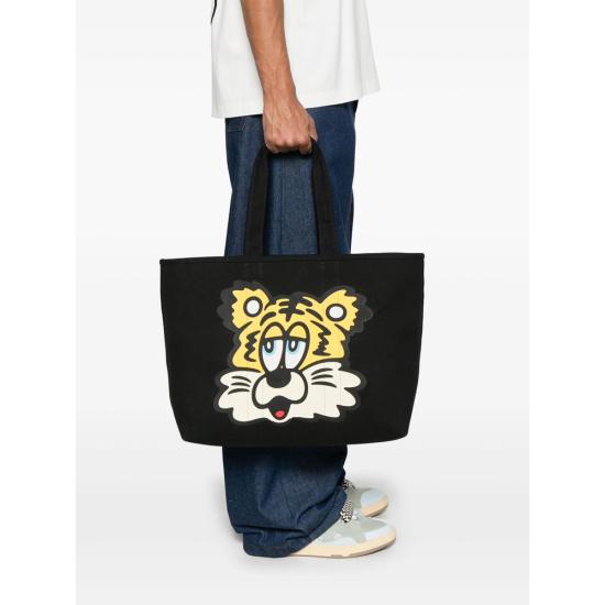 25SS 겐조 토트백 FF58SA911F35 99 BLACK - KENZO