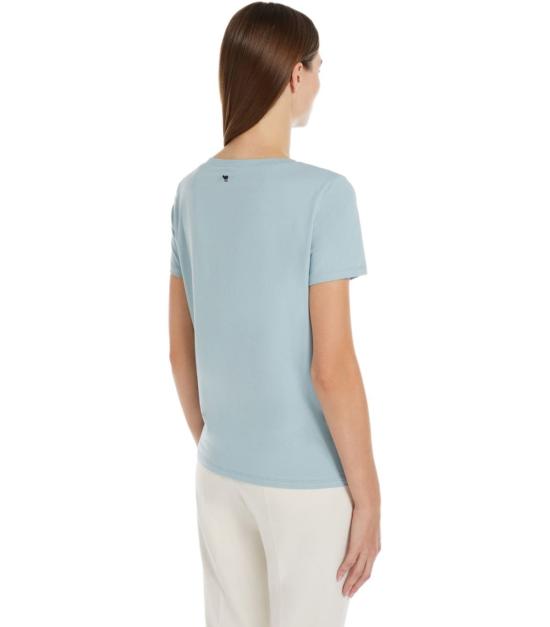 25SS 위켄드막스마라 반팔 티셔츠 2515971011600 008 S Light blue - WEEKEND MAX MARA