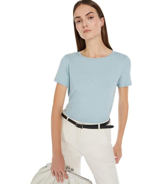 25SS 위켄드막스마라 반팔 티셔츠 2515971011600 008 S Light blue - WEEKEND MAX MARA