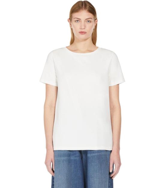 25SS 위켄드막스마라 반팔 티셔츠 2515971011600 001 S White - WEEKEND MAX MARA