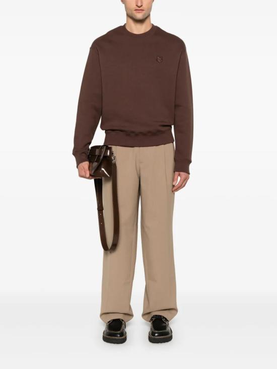  메종키츠네 긴팔 티셔츠 MM00316KM0321 brown - MAISON KITSUNE